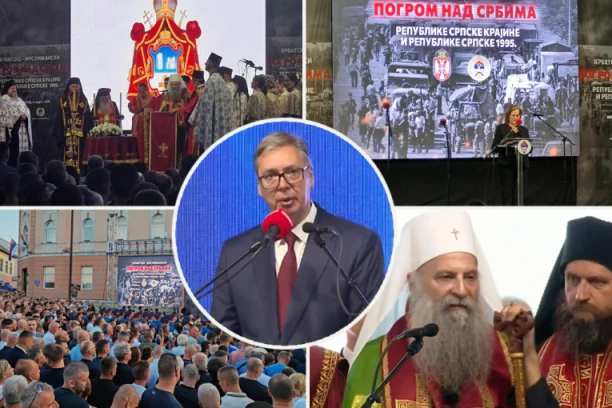 DAN SEĆANJA NA ŽRTVE "OLUJE" U MRKONJIĆ GRADU: Vučić poručio: "Ma koliko žrtava da imamo, uvek smo mi krivi" (FOTO)