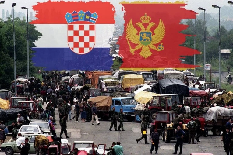 SRAMOTA! Crnogorci danas sa Hrvatima slave PROGON SRPSKOG NARODA - nigde nikog na pomenu naših žrtava!