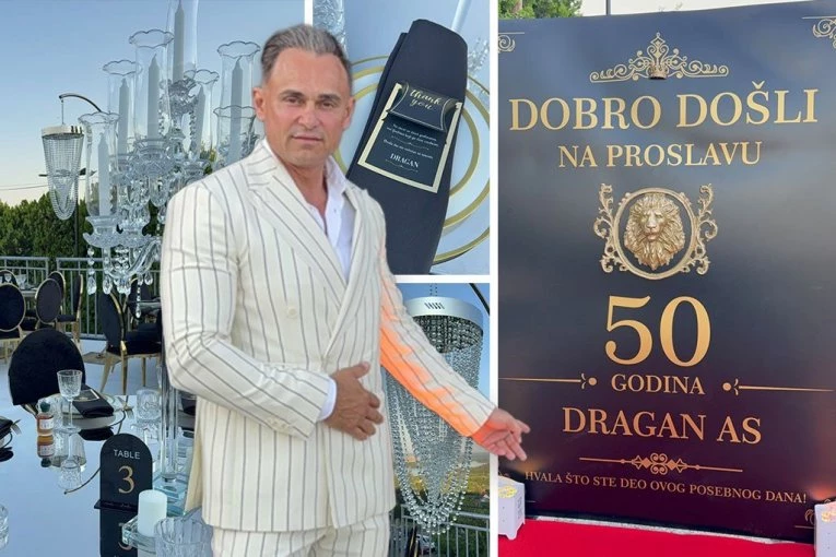 KRALJ HLEBA ISKEŠIRAO VIŠE OD 150.000 EVRA ZA GALA PROSLAVU ROĐENDANA! Dragan Stanković priredio spektakl u Grockoj - harfa, kristali i zlatni detalji u prvom planu!