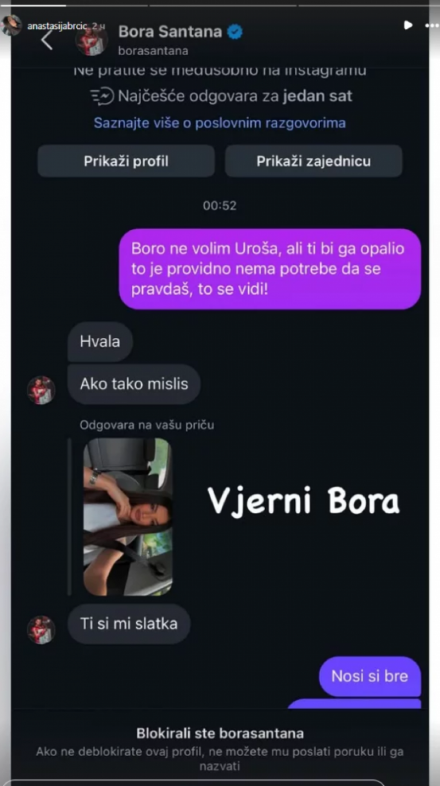 ANASTASIJA UHVATILA BORU U PREVARI: Javno objavila poruke - MEĐU NJIMA I JEDNA UČESNICA "ELITE"! (FOTO)