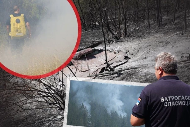 DIM NAS GUŠI, NEMAMO STRUJE! Vatrena stihija odsekla selo, meštani u strahu da ne ostanu bez kuća: Pogledajte dramatične scene kod Ušća (GALERIJA)