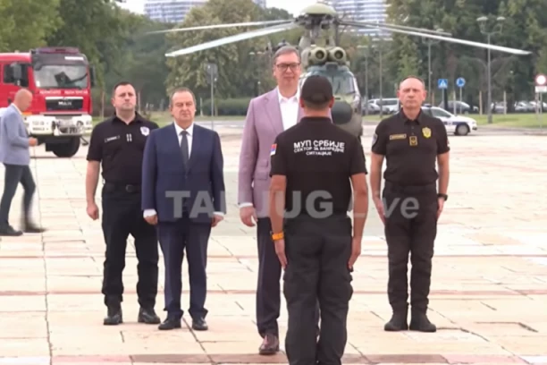 VUČIĆ NA DOČEKU SRPSKIH HEROJA! Dočekuje pripadnike MUP koji su učestvovali u gašenju požara u Španiji