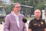 "U TUĐOJ ZEMLJI STE ŠTITILI ONO ŠTO SVIMA PRIPADA - LJUDSKI ŽIVOT! Vučić dočekao vatrogasce koji su gasili požare u Španiji!