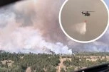 POŽAR U DELIBLATSKOJ PEŠČARI DRUGI DAN NE JENJAVA Plamen stigao do guća, gust dim se vidi i u Beogradu