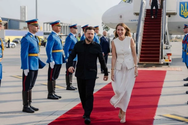 DOBRO DOŠLI U BEOGRAD! Dubravka Đedović Handanović se oglasila nakon što je dočekala Zelenskog! (FOTO, VIDEO)