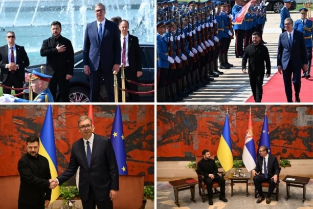 VUČIĆ DOČEKAO ZELENSKOG U BEOGRADU: Na stolu teme iz ove 3 OBLASTI