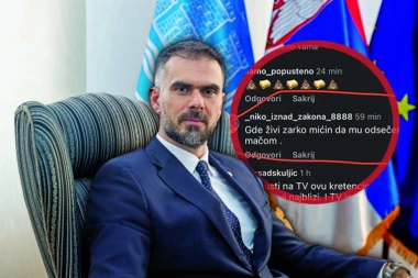 "GDE ŽIVI ŽARKO MIĆIN DA MU ODSEČEM GLAVU MAČEM?!" Blokader uputio brutalnu pretnju smrću gradonačelniku Novog Sada!