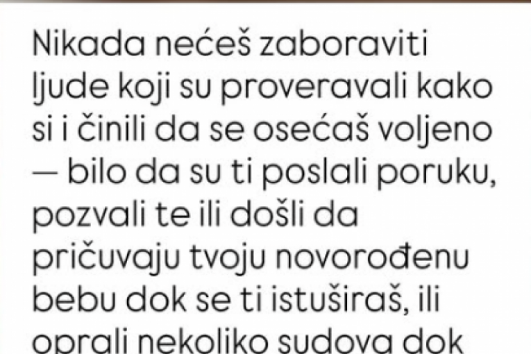 Objava Edite Aradinović