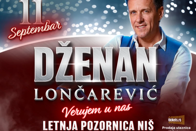 „RADUJEM SE ŠTO ĆU DA SVIRAM NIŠLIJAMA POD ZVEZDAMA“, PORUČUJE DŽENAN LONČAREVIĆ UOČI KONCERTA NA LETNJOJ POZORNICI U NIŠU