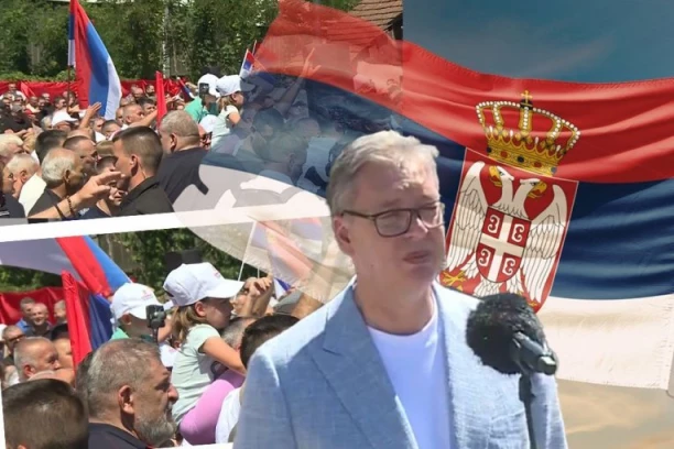 VUČIĆ SE OBRAĆA GRAĐANIMA! Veliki broj ljudi dočekao predsednika u Prijepolju, odjekuje "Aco, Srbine" i "Pobeda"! (FOTO)