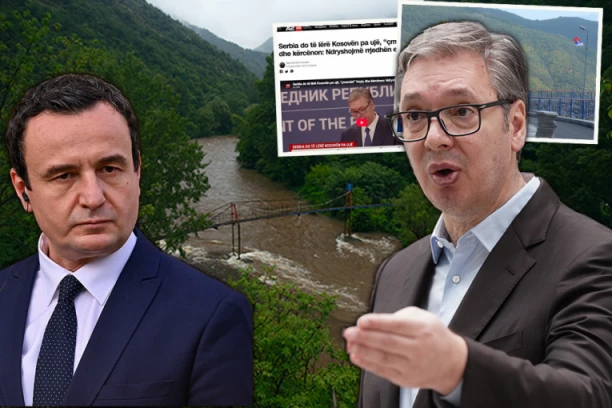 POSLE VUČIĆEVE NAJAVE MOGUĆE PROMENE TOKA REKE! Velika panika u Prištini zbog operacije "Ibar"