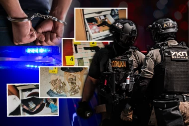 BRZA AKCIJA UKP NA ČUKARICI, UHAPŠEN MUŠKARAC: Policija mu upala u stan, pronašla arsenal oružja (FOTO)