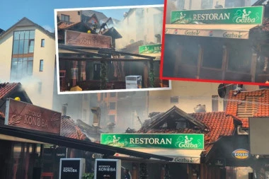 VATRENA STIHIJA U CENTRU ZLATIBORA! Ogroman požar izbio u poznatom lokalu, vatrogasci uspeli da lokalizuju vatru (FOTO)