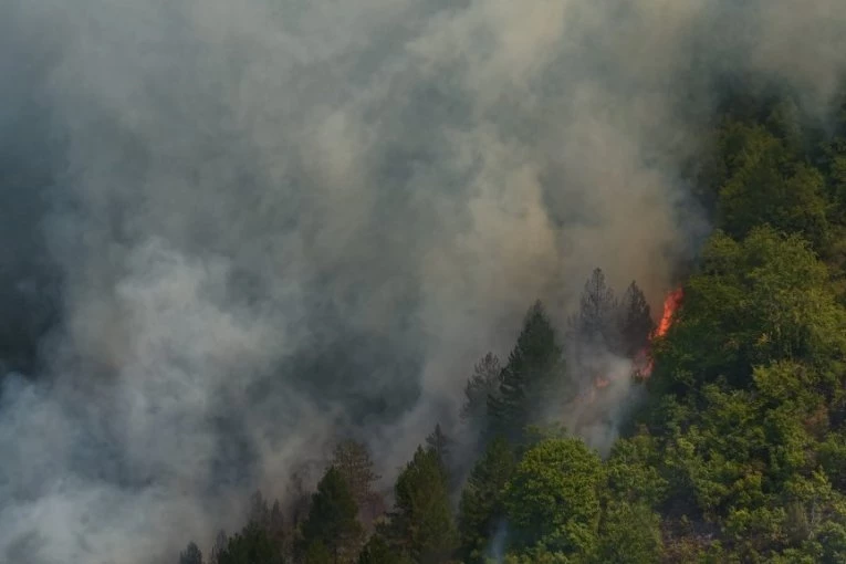 UGROŽENI SU ŽIVOTI LJUDI, IMOVINA... Proglašena vanredna situacija u Nevesinju zbog strahovitog požara - Vetar duva i pogoršava situaciju!