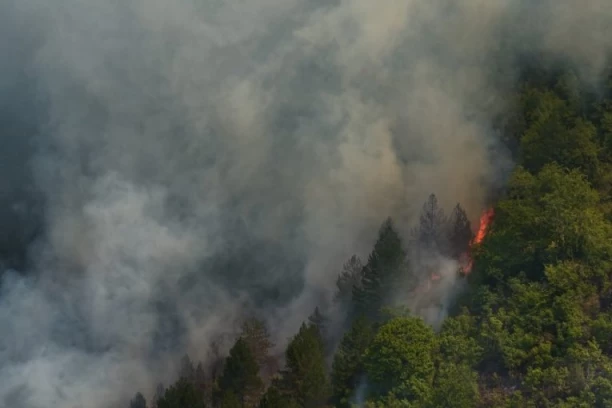 UGROŽENI SU ŽIVOTI LJUDI, IMOVINA... Proglašena vanredna situacija u Nevesinju zbog strahovitog požara - Vetar duva i pogoršava situaciju!