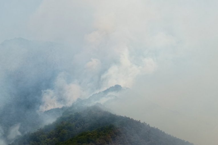 Požar na području Konjica (Bosna i Hercegovina) 