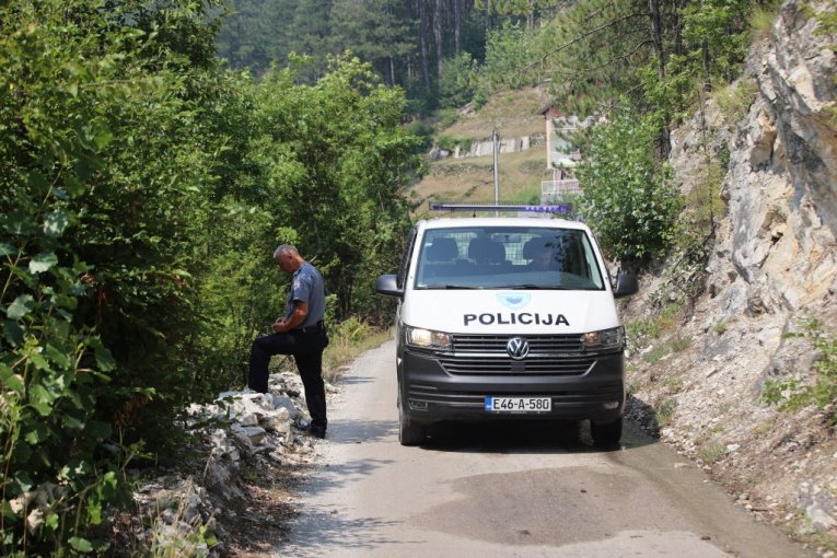 Požar na području Konjica (Bosna i Hercegovina) 