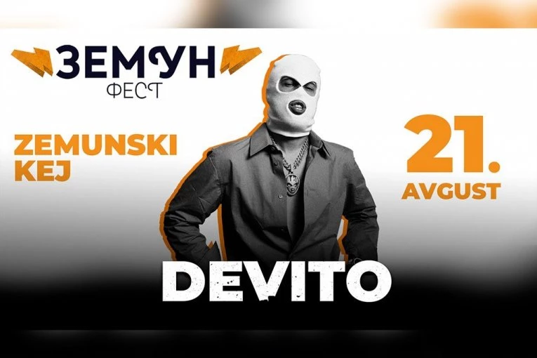 DEVITO STIŽE NA ZEMUN FEST! Njegov najnoviji hit „Rokenrolla” ima gotovo 10 miliona pregleda, a evo kada popularni reper nastupa na Keju