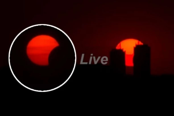 OVAKO JE POMRAČENJE SUNCA IZGLEDALO U BEOGRADU! Pogledajte nestvarne scene - ceo svet gledao fenomen! (FOTO, VIDEO)