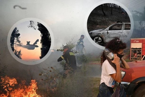 SRBI U GROTLU PAKLA U GRČKOJ I CRNOJ GORI! Hitne evakuacije u OVIM mestima, vatra preti hotelima, kućama i crkvama, OBAVEZNO SLUŠAJTE APEL NADLEŽNIH! (FOTO)