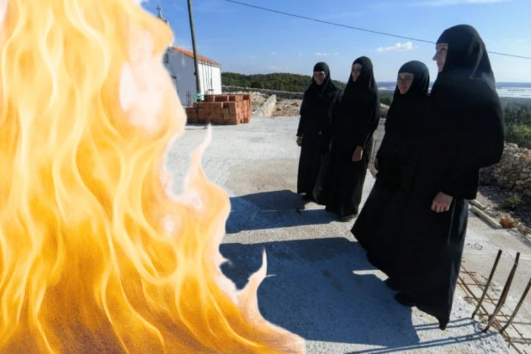 POŽAR STIGAO DO MANASTIRA SVETOG VASILIJA OSTROŠKOG: Vatrena stihija gura sve ispred sebe, monahinje evakuisane, mole se za spas svetinje (VIDEO)