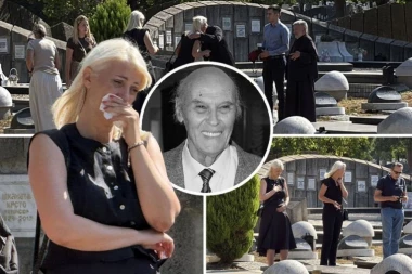SKANDAL NA POMENU ANDRIJI BAJIĆU! Krenulo opelo, ćerkama pozlilo od tuge, a Mala Cana se nije ni POJAVILA NA GROBLJU! (VIDEO)