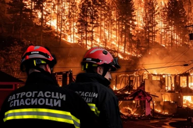 SEKAO METAL BRUSILICOM, PA IZAZVAO POŽAR! Muškarac (65) uhapšen kod Bovanskog jezera: Plamen progutao TRI vikendice: Na saslušanju priznao sve