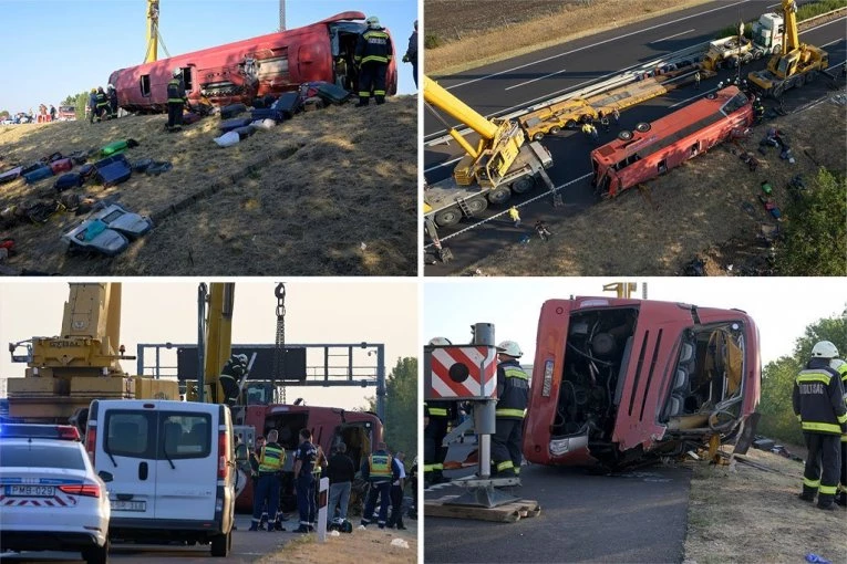 Mađarska policija: Vozač autobusa je najverovatnije zaspao