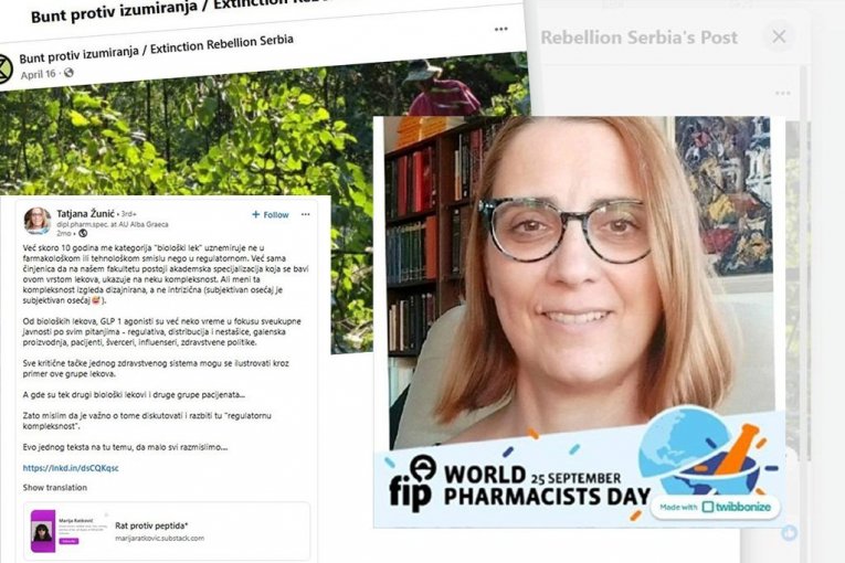 TEORETIČARKA ZAVERE NA BLOKADERSKOJ LISTI! Tatjana Žunić - farmaceut, ona u svemu vidi pretnju i problem!