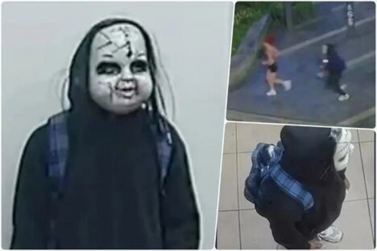 „JESI LI SPREMNA DA UMREŠ?!“ Manijak sa bizarnom maskom terorisao grad: Napadao ljude nasred ulice i uleteo u radnju