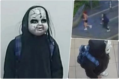 „JESI LI SPREMNA DA UMREŠ?!“ Manijak sa bizarnom maskom terorisao grad: Napadao ljude nasred ulice i uleteo u radnju
