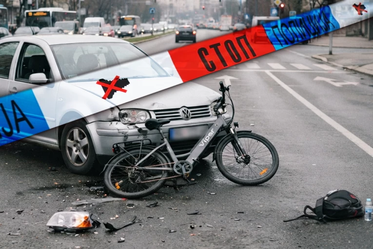PIJANI MLADIĆ OBORIO ČOVEKA NA ELEKTRIČNOM BICIKLU, PA POBEGAO! Strahovita nesreća u Zemunu - BORE MU SE ZA ŽIVOT!