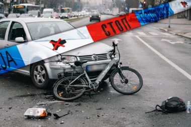 PIJANI MLADIĆ OBORIO ČOVEKA NA ELEKTRIČNOM BICIKLU, PA POBEGAO! Strahovita nesreća u Zemunu - BORE MU SE ZA ŽIVOT!