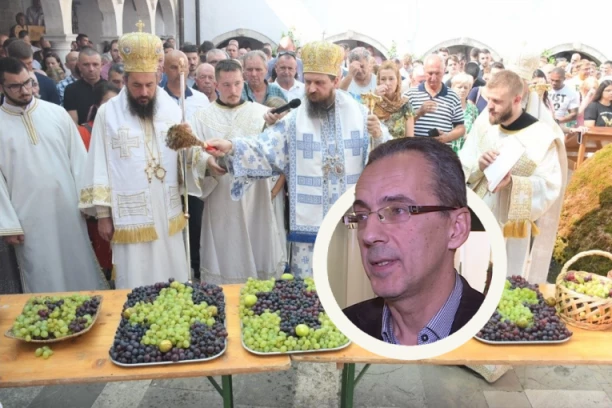 SUTRA SE U CRKVAMA OSVEŠTAVA GROŽĐE, A NAROD VERUJE DA SE PREOBRAŽAVA I GORA I VODA: Etnolog Saša Srećković o običajima koji prate praznik Preobraženje
