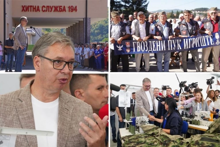 OVACIJE ZA VUČIĆA U KURMUŠLIJI! 202 evra bio je prosek plate ovde 2012, a danas je 900 evra! (FOTO)