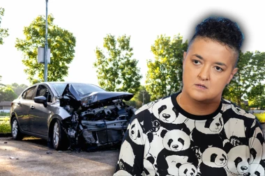 AUTOMOBIL MARIJE ŠERIFOVIĆ ZAKUCAN U ZID MESARE! Pevačicin brat doživeo saobraćajku tada, usledila neviđena drama!