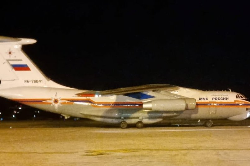RUSKI ILJUŠIN 76 SLETEO U SRBIJU! Pomagaće u gašenju požara u Deliblatskoj peščari!