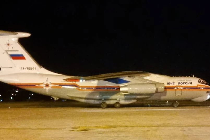 RUSKI ILJUŠIN 76 SLETEO U SRBIJU! Pomagaće u gašenju požara u Deliblatskoj peščari!