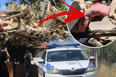 OD KUĆE OSTALA SAMO RUŠEVINA! Jezive scene iz Velike Moštanice, gde je eksplozija odnela Nebojšin život - od doma ostala gomila šuta! (FOTO, VIDEO)