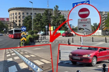 ŠILJCI POSTAVLJENI U CENTRU BEOGRADA! Vozači, oprez: Ko uđe u KONTRASMER, rizikuje bušenje guma (FOTO, VIDEO)