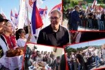 IDEM PREKO ZEMLJE SRBIJE... Histerija blokadera: Ne mogu da podnesu što je Vučić konstantno s narodom i što ga narod oduševljeno dočekuje