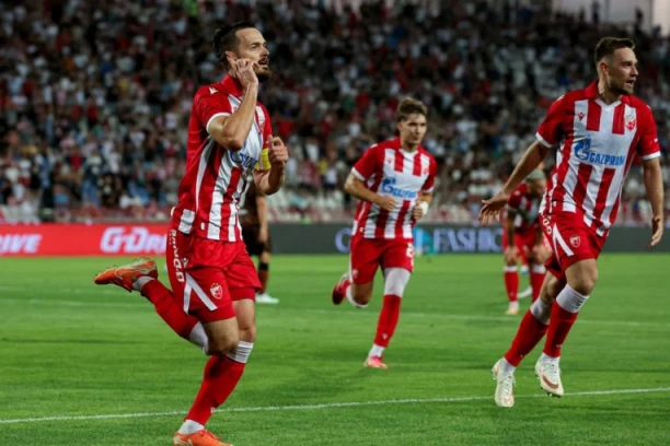 CRVENA ZVEZDA - VIKTORIJA PLZENJ: Ivanić briljira - domaći tim duplirao prednosst!