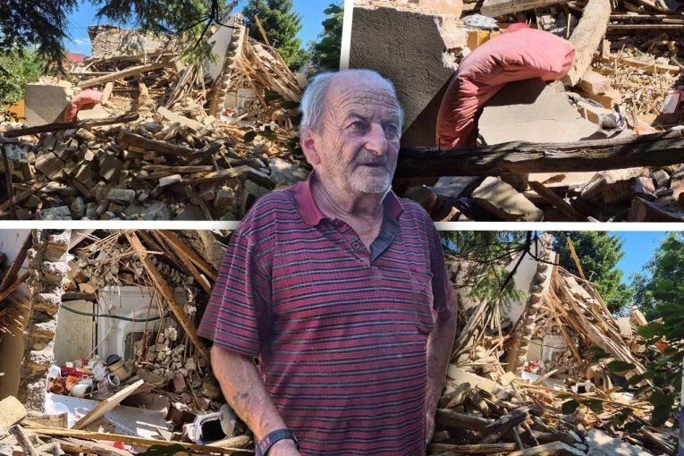 "ČUO SAM JE KAKO ME DOZIVA, ALI NISAM MOGAO DA JE NAĐEM..." On je izvukao Draganu ispod ruševina u Velikoj Moštanici: "Gledao sam TV, pa je puklo, katastrofa!" (FOTO, VIDEO)