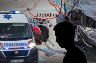 DEČAK (12) TEŠKO POVREĐEN! Teška saobraćajna nesreća kod Jagodine, dete HITNO transportovano za Beograd!