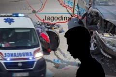 DEČAK (12) TEŠKO POVREĐEN! Teška saobraćajna nesreća kod Jagodine, dete HITNO transportovano za Beograd!