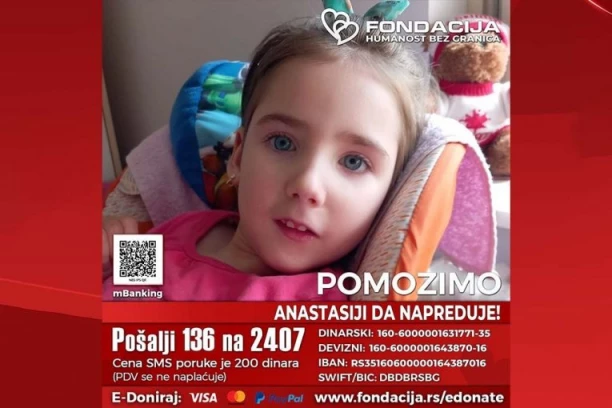 Pomozimo Anastasiji slanjem 136 na 2407