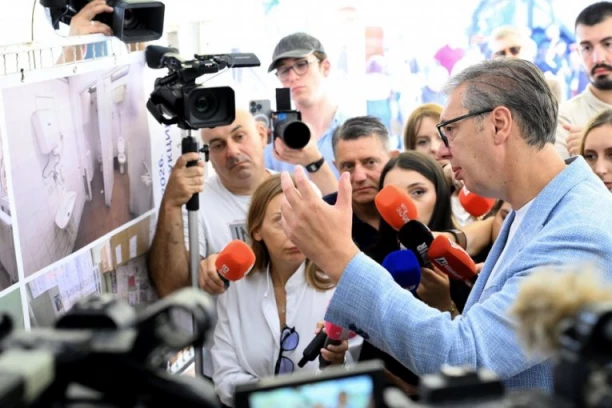 PREDSEDNIK STIGAO U VLASOTINCE! Vučić: U roku od sedam do deset dana kreću mašine da to urade, to je velika stvar!