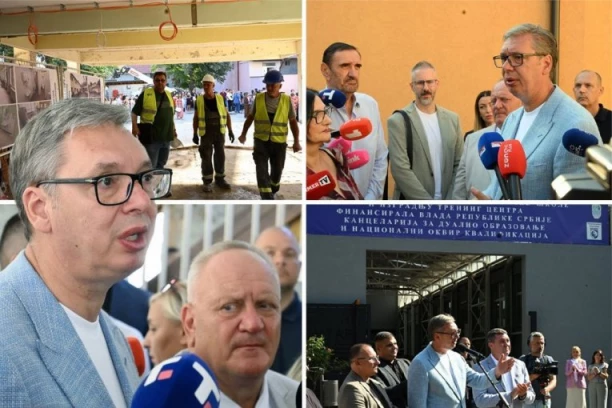 " OVO SPASAVA ZEMLJU, NIJE PITANJE PARA!" Predsednik obilazi Trening centar za dualno obrazovanje u Vlasotincu - Ovi momci i devojke su naše bogatstvo