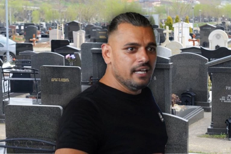 STRAVIČAN JAUK SE PROLOMIO GROBLJEM: Bora Santana na sahrani oca jedva stoji na nogama, SCENA kida dušu!