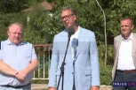 VUČIĆ U TRGOVIŠTU: Kreću radovi na domu zdravlja i putevima, "Promenićemo način na koji se to određuje"